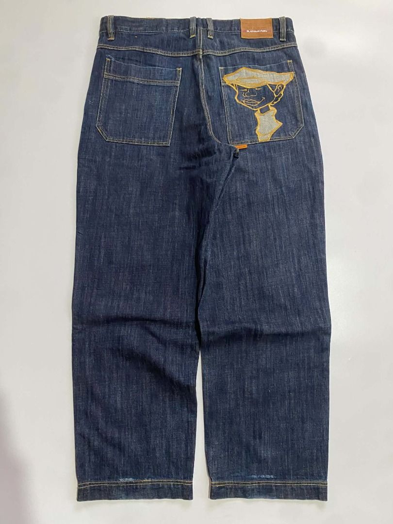 Fubu Platinum Pants (Category: Jeans) located in Orani. Submitted by yo.jo (Listing ID 1465014672, Image 1). Description: Fubu Platinum Pants Waist-38 inch Inseam-33 inch Length-46.5 inch Hem-10 inch Excellent Condition.