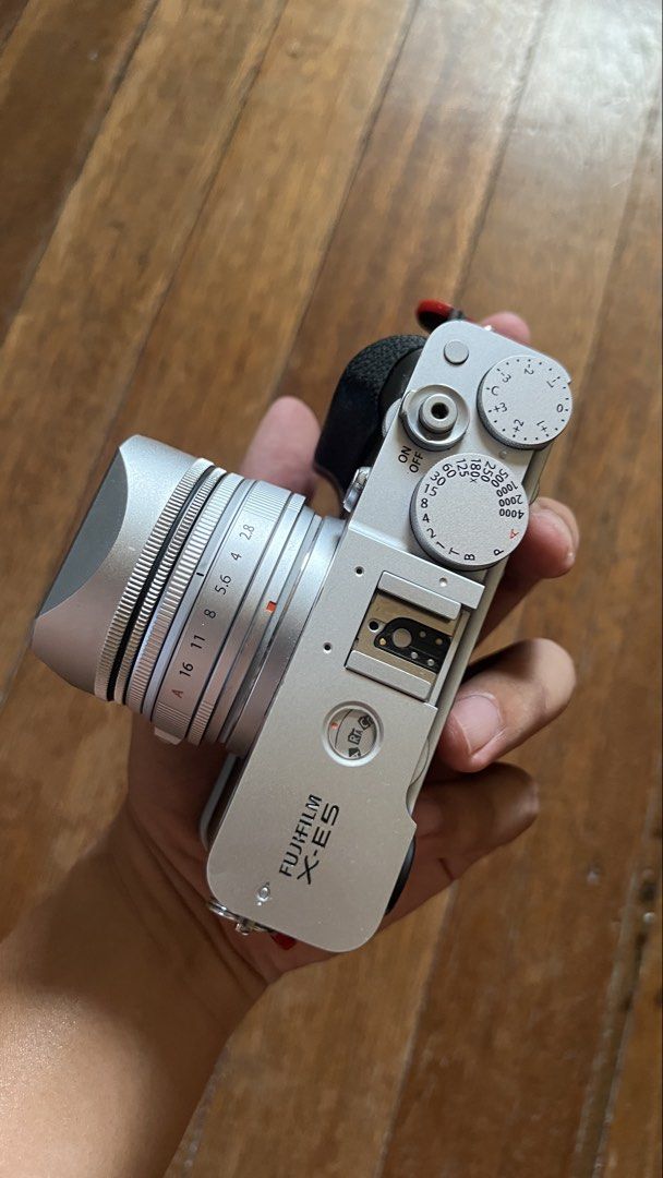 Fujifilm X-E5 bundle and other items. Please check description (Category: Cameras) located in Manila. Submitted by nachoman_ (Listing ID 1465043095, Image 3). Description: For sale: Bundle: Fujifilm X-E5 and XF 23mm and 2 orig batts + 2 Ravpower batts + JJC metal squarelens hood and metal hand grip + peak design strap (no issues)- 90k Sold separately: 1. Godox it30pro with hotshoe riser - 3k 2. Godox tt685II with silicone diffuser and 2 sets of A
