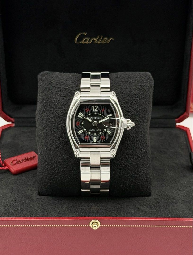 Fullset Roadster Black Roulette/ Las Vegas Dial (Category: Luxury Watches) located in Manila. Submitted by timelesseleganceph (Listing ID 1465043165, Image 1). Description: Fullset Roadster Black Roulette/ Las Vegas Dial Reference W62002V3 Size Large 37mm Automatic Movement Undated, Local AD Complete/Fullset - Watch, Box & Warranty Paper, Extra Leather Strap.