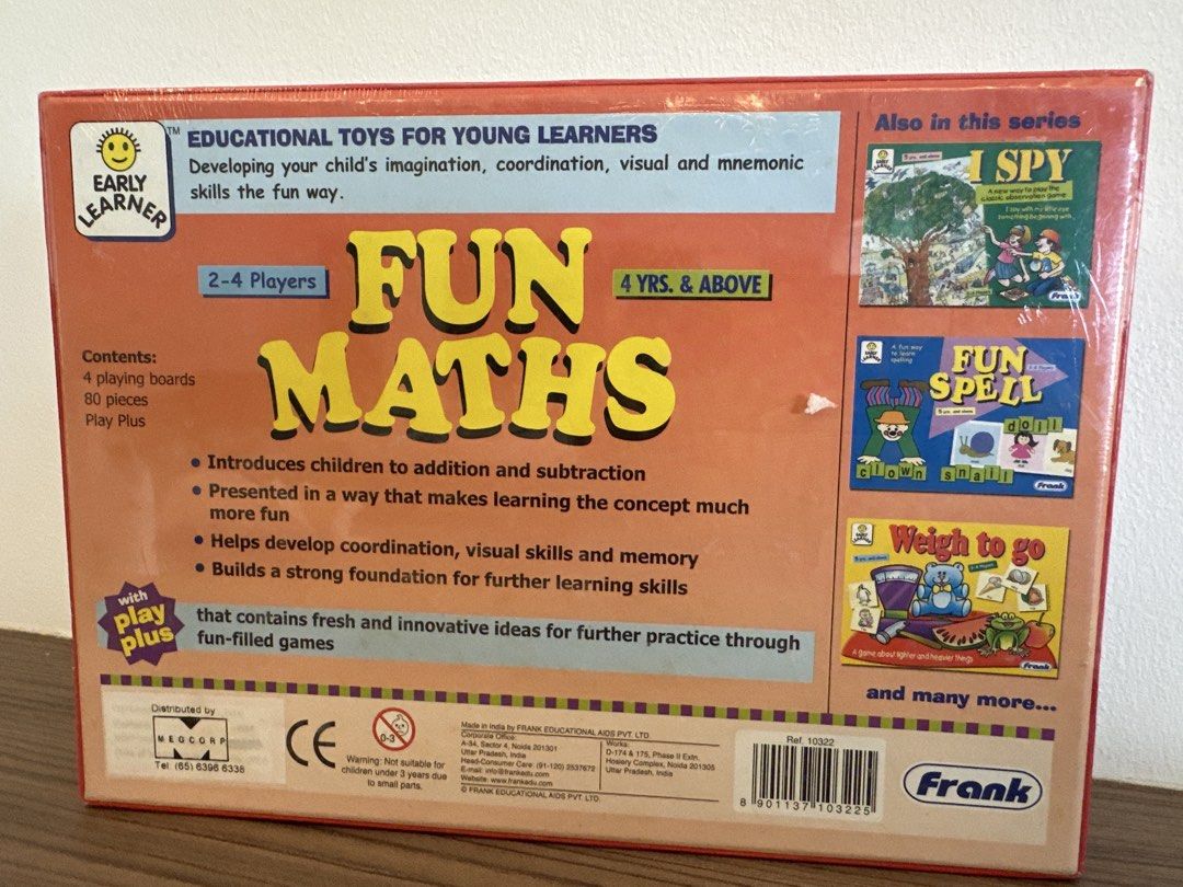 Fun Maths! (Category: Board Games & Puzzles) located in Singapore. Submitted by sigur_ros (Listing ID 1464977982, Image 2). Description: .