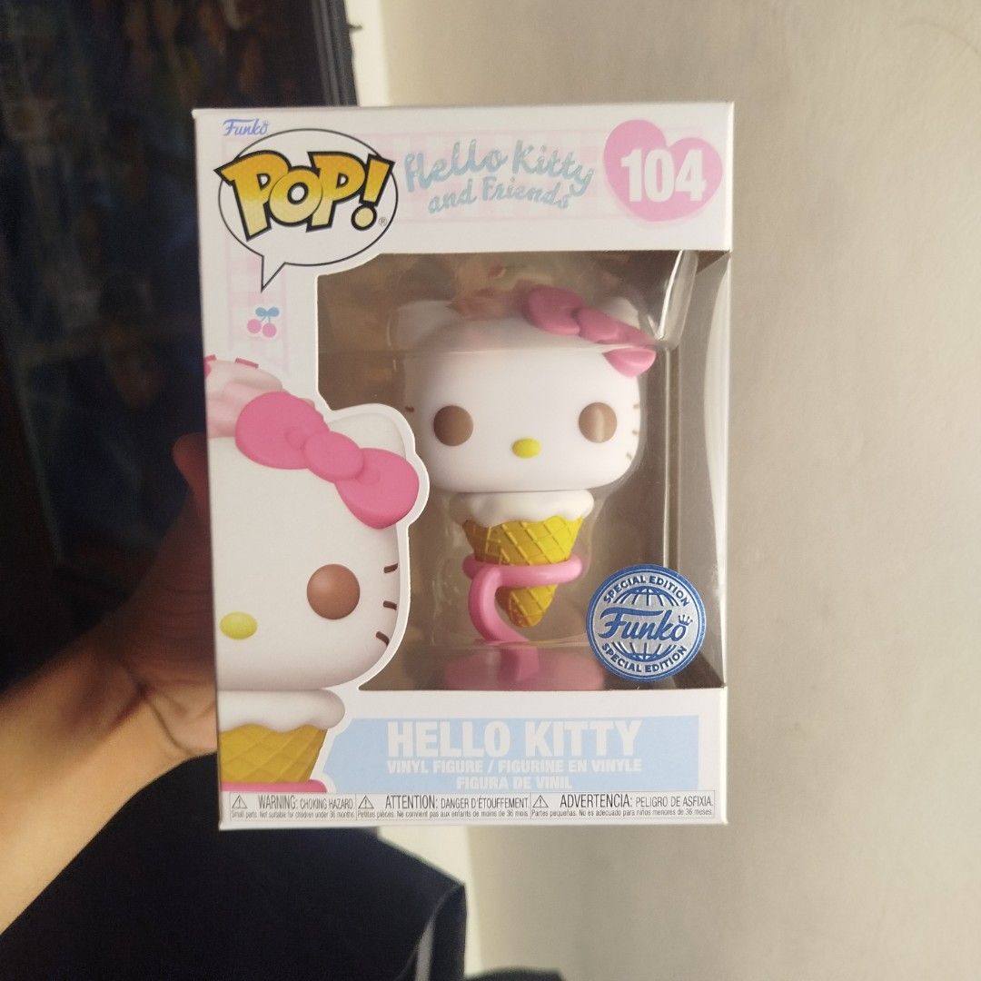 Funko Pop Hello Kitty Ice Cream (Category: Designer & Blind Box Toys) located in Caloocan City. Submitted by nenoweno (Listing ID 1465082341, Image 1). Description: RFS: Decluttering (Have no space left for them) 📍Taguig/Pasig/Pateros 💸 GCash/BPI/GoTyme 🛵 Lalamove (Buyer mag book) Item is in good condition! From my personal collection kaya alagang alaga • Send a message for inquiries, mabilis lang po ako kausap • You can visit my account for p