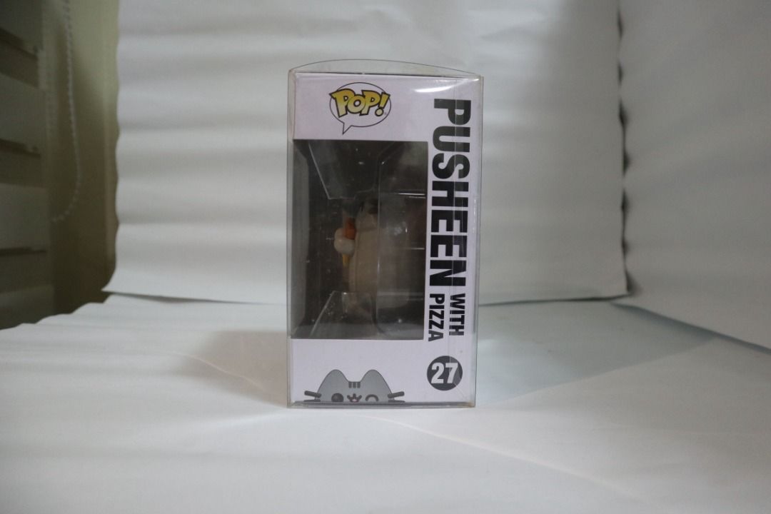 Funko Pop Pusheen With Pizza 27 (Category: Designer & Blind Box Toys) located in Antipolo. Submitted by sophiah09 (Listing ID 1465069894, Image 3). Description: RFS: Decluttering Product Details: Authentic Good Smile Company Nendoroid Funko Pop Vinyl Figure #27 - Pusheen Eating Pizza Brand new and sealed in original packaging Includes all original accessories Ideal for collectors Please check the photos for the exact box condition ✨ Comes with a 