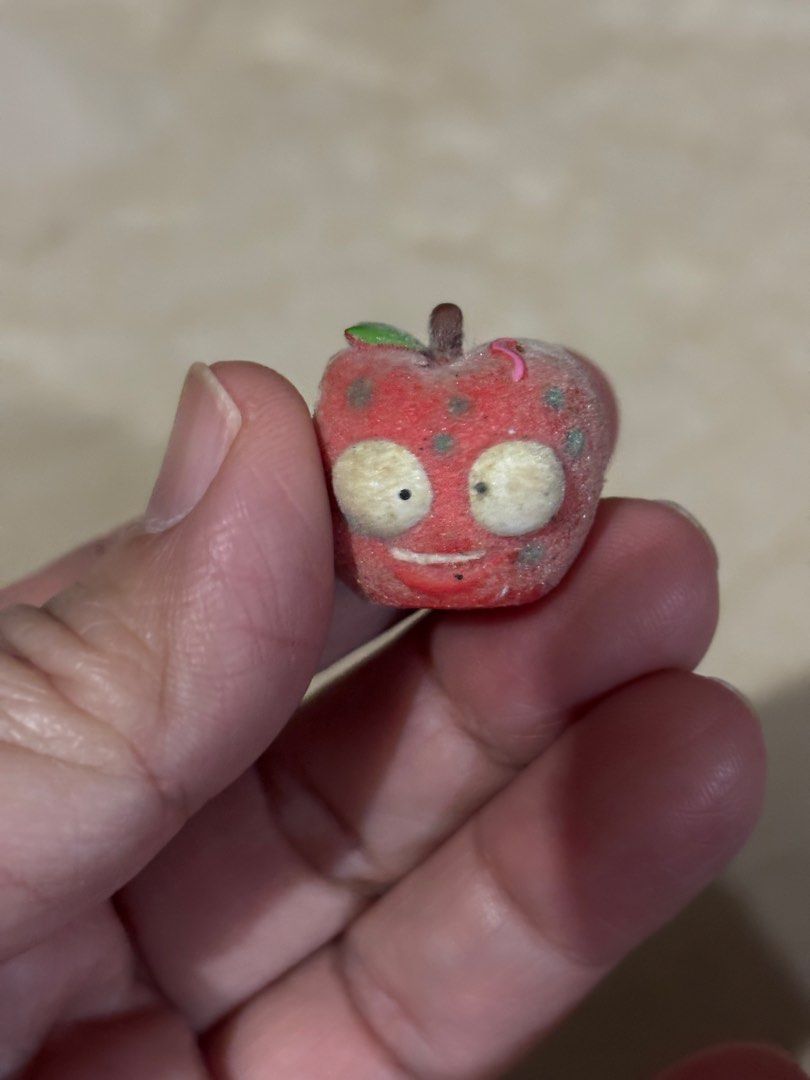 Fuzzy apple by moose pentopper (Category: Action & Battle Toys) located in Manila. Submitted by vintageaccessories (Listing ID 1465019584, Image 2). Description: .
