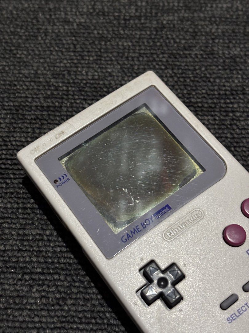 Gameboy Pocket (Category: Vintage Collectibles) located in Bulacan. Submitted by thriftstarph (Listing ID 1465112978, Image 3). Description: PLEASE READ THE DESCRIPTION BELOW‼️ Rare Gameboy Pocket Working Power Light Best for Parts From: Japan .
