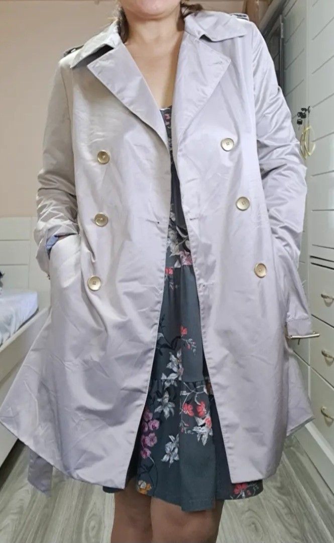 Gant Trench Coat (Category: Coats, Jackets and Outerwear) located in Zamboanga. Submitted by corneliasbags (Listing ID 1465002460, Image 3). Description: -fits small to medium -shoulder length 15inches -body length (top to bottom) 31 inches -maximum waistline 30inches -actual color is beige -color rate is 9/10.