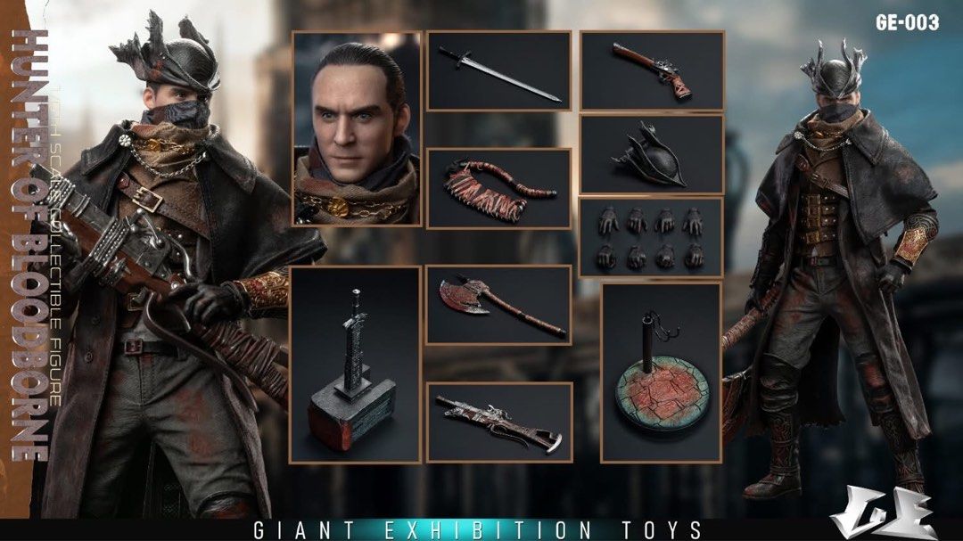 GE Toys - Bloodborne (1/6 Scale) (Category: Figurines & Statues) located in Quezon City. Submitted by ms.pattie (Listing ID 1465015343, Image 2). Description: GE Toys - Bloodborne (1/6 Scale) ₱10,000 The Hunter -Condition: MISB (Mint-In-Sealed-Box) -Issue: None ⭕️First to Pay Basis ❌No Long Reservation 📍Item Location: Mandaluyong/Fairview 💵Payment Method: BDO | GCash 🚚Mode of Shipping: Pick-up | Lalamove .