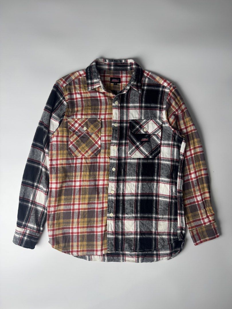 Genuine Dickies Multi-Plaid Patchwork Flannel Shirt Size M (Category: Tshirts & Polo Shirts ) located in Cavite. Submitted by dracokidstuff (Listing ID 1465086215, Image 1). Description: Good as new condition .