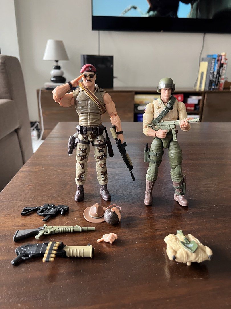 GI Joe Sgt Slaughter and Duke (Category: Figurines & Statues) located in Baguio. Submitted by jmva6 (Listing ID 1464986894, Image 1). Description: Selling as set only Location in Baguio City Can ship via J&T Payment via BPI or Gcash.