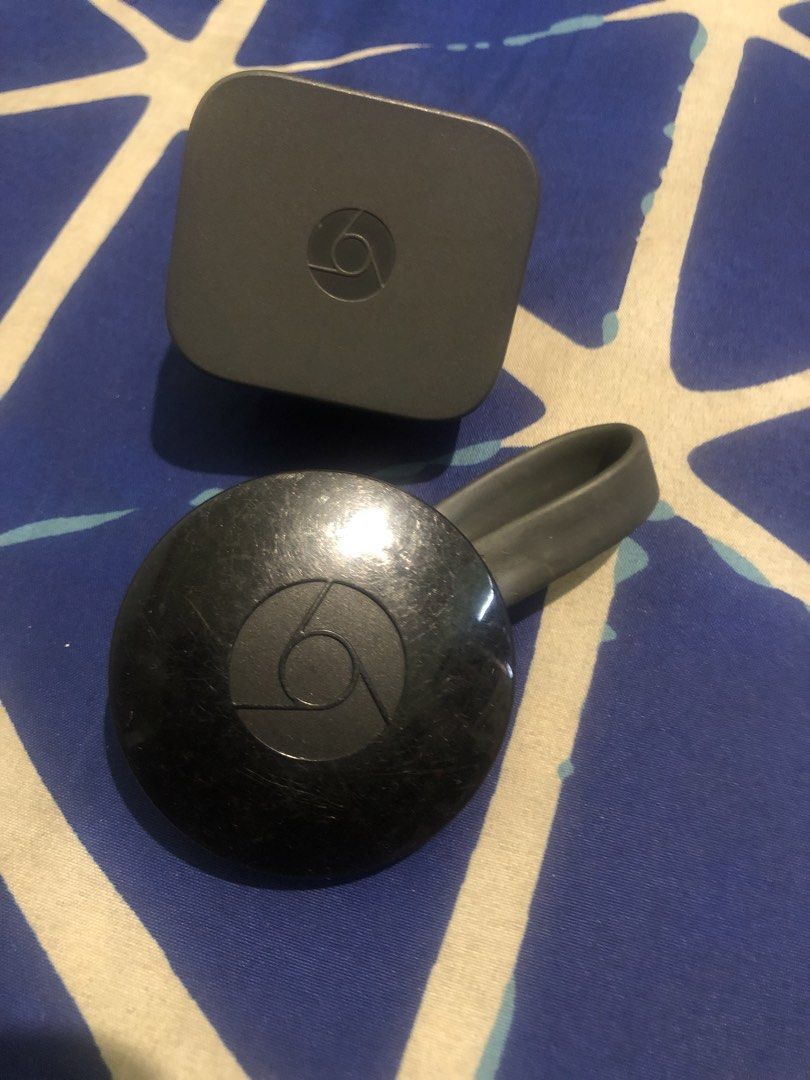 Google Chromecast 2nd gen (Category: Entertainment Systems & Smart Home Devices) located in Quezon City. Submitted by markgolveo (Listing ID 1465032664, Image 2). Description: Google Chromecast 2nd gen Tested working properly With unit and original power brick With replacement cable.