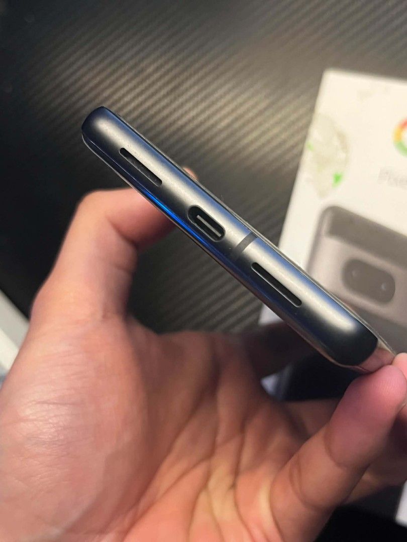 Google Pixel 7 5G (Category: Google Pixel) located in Rizal. Submitted by mltech (Listing ID 1465113773, Image 3). Description: For Sale - Google Pixel 7 5G 8/128GB Price: 14,500 (FIXED) - In pristine condition with only 22 cycle counts, no dents or whatsoever. Lasts for almost a whole day with only 1 charge. - OEM Unlocked - Comes with box, OTG, and original cable. - Already with tempered glass and case. RFS: Switching phones.
