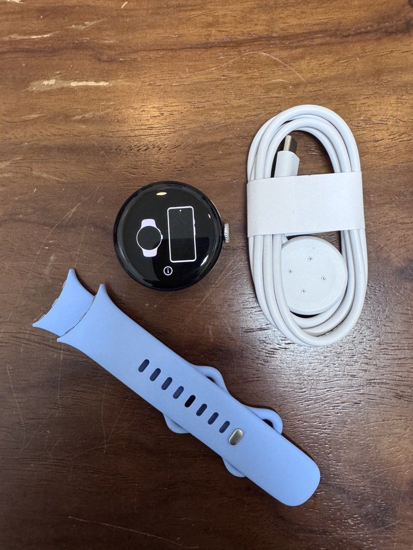 Google watch 2 slightly used (Category: Wearables & Smart Watches) located in San Juan City. Submitted by jaydelatorre27 (Listing ID 1465169116, Image 2). Description: For sale google watch 2 Polished silver 41 mm size Magnetic usb type c charger San juan city area Lbc via cop delivery nationwide.