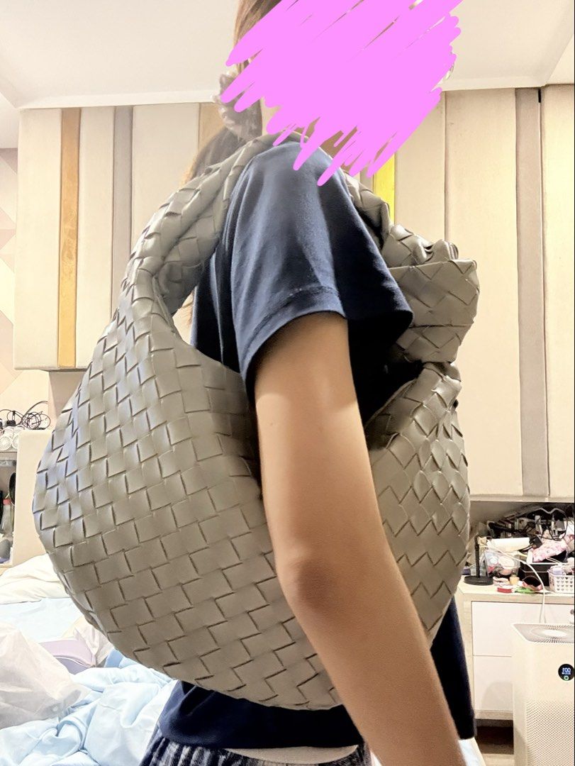 Gray woven style shoulder bag - ala b0ttega (Category: Shoulder Bags) located in Manila. Submitted by collectclub (Listing ID 1465053307, Image 2). Description: Hello! im selling my entire bag collection, buy more than one and ill give discount, pm me for conditions/ more photos of the bags. For big bas i can only lalamove. no packaging for bigger bags . loc: manila.