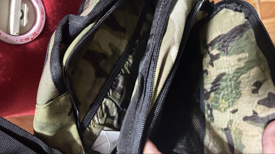 green camouflage north face sling bag (Category: Sling Bags) located in Quezon City. Submitted by prelovedthings830 (Listing ID 1465053441, Image 2). Description: .