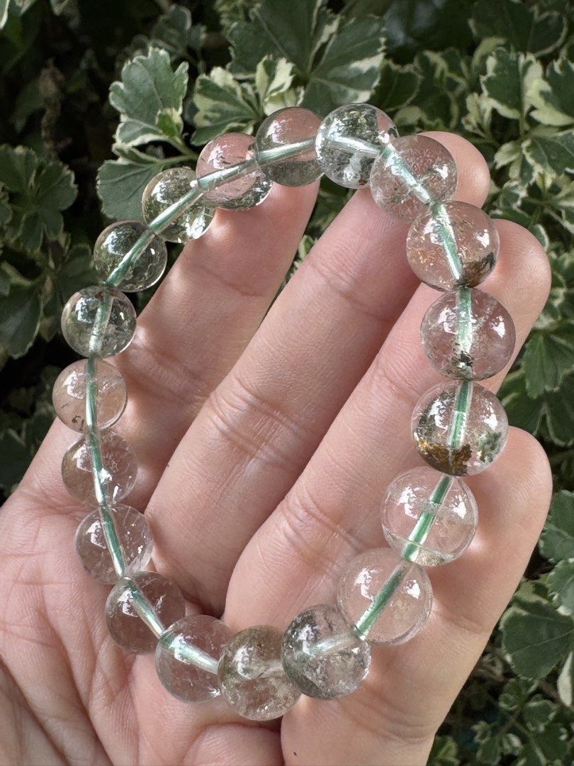 GREEN PHANTOM BRACELET 🍉 B1_JC052 (Category: Precious Stones) located in Bulacan. Submitted by selling_low_by_bella_ben (Listing ID 1465066023, Image 3). Description: GREEN PHANTOM 🍉 B1_JC052 🏷️ 440 - 10+ mm 🏷️ 280 - 8+ mm 🏷️ 320 - 9+ mm 16 cm wrist .