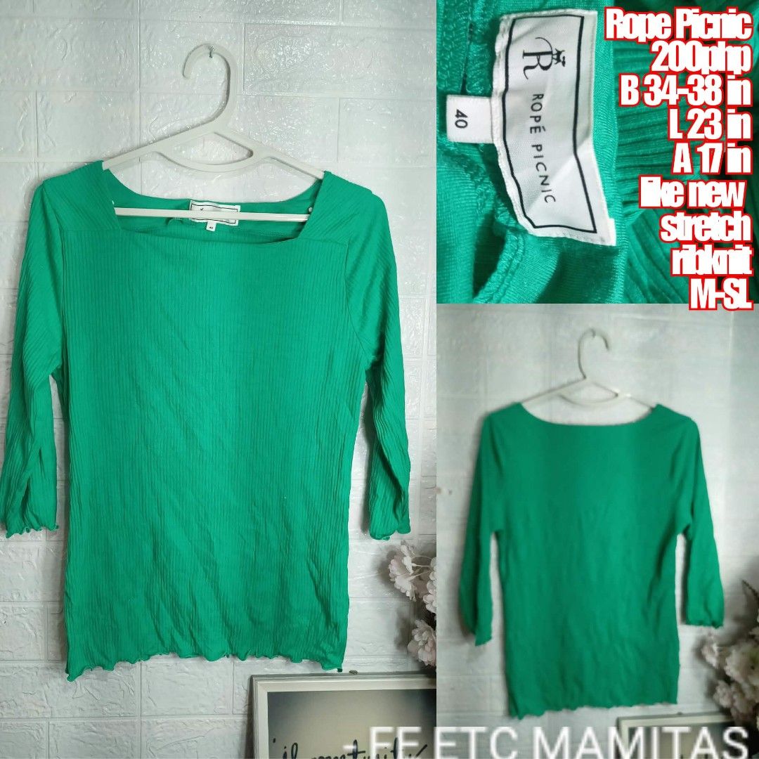 Green ribknit Longsleeve (Category: Longsleeves) located in Santa Maria. Submitted by usbrands1987 (Listing ID 1465123686, Image 1). Description: .