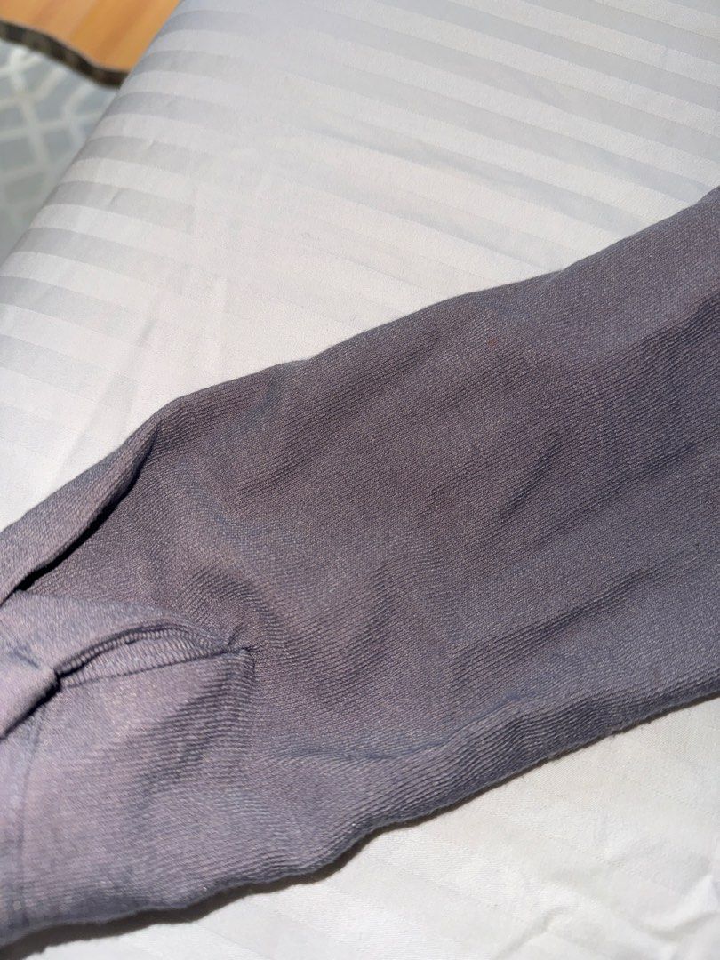 Grey long sleeve button-up shirt (Category: Longsleeves) located in Angeles City. Submitted by suareztrish (Listing ID 1465022000, Image 3). Description: ❕ Price is exclusive of shipping fee MOD: J&T MOP: GCash, BPI Conditon: ✳️ bought in fudge rock ✳️ used once, in good condition ✳️ rfs: decluttering ✳️ unisex ✳️ can send pics when worn ✳️ payment first before shipping ✳️ reservation for a week ONLY.