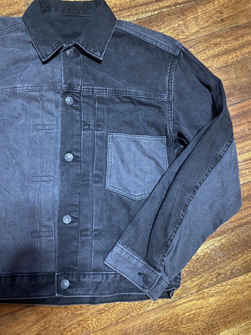 GU Jeans Black Denim Jacket Size S (Category: Coats, Jackets and Outerwear) located in Baguio. Submitted by cs_studio248 (Listing ID 1465114214, Image 2). Description: .