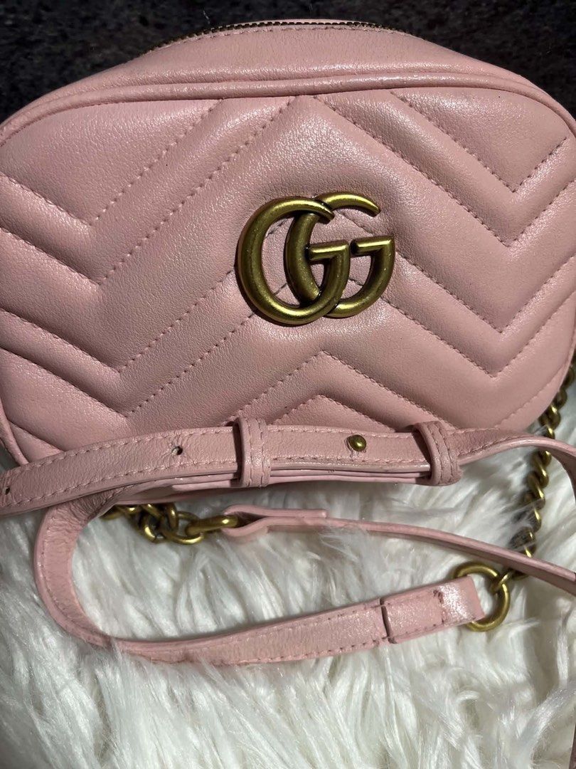 Gucci pink sling bag (Category: Luxury Bags & Wallets) located in Caloocan City. Submitted by trebdy01 (Listing ID 1464991000, Image 1). Description: .