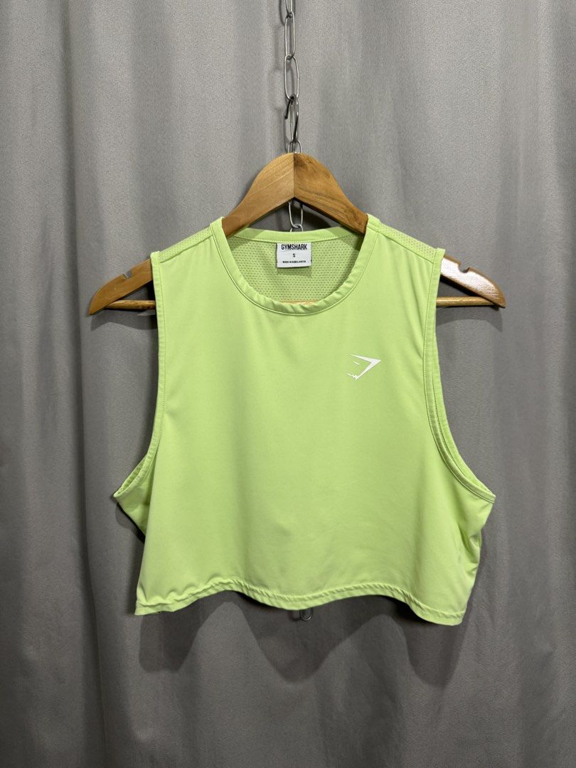 Gymshark Crop Top Tank Top (Category: Activewear) located in Meycauayan. Submitted by itstimothrifts (Listing ID 1465033384, Image 1). Description: Gymshark Crop Top Tank Top Excellent Condition No flaws S on tag W 19 L 16.