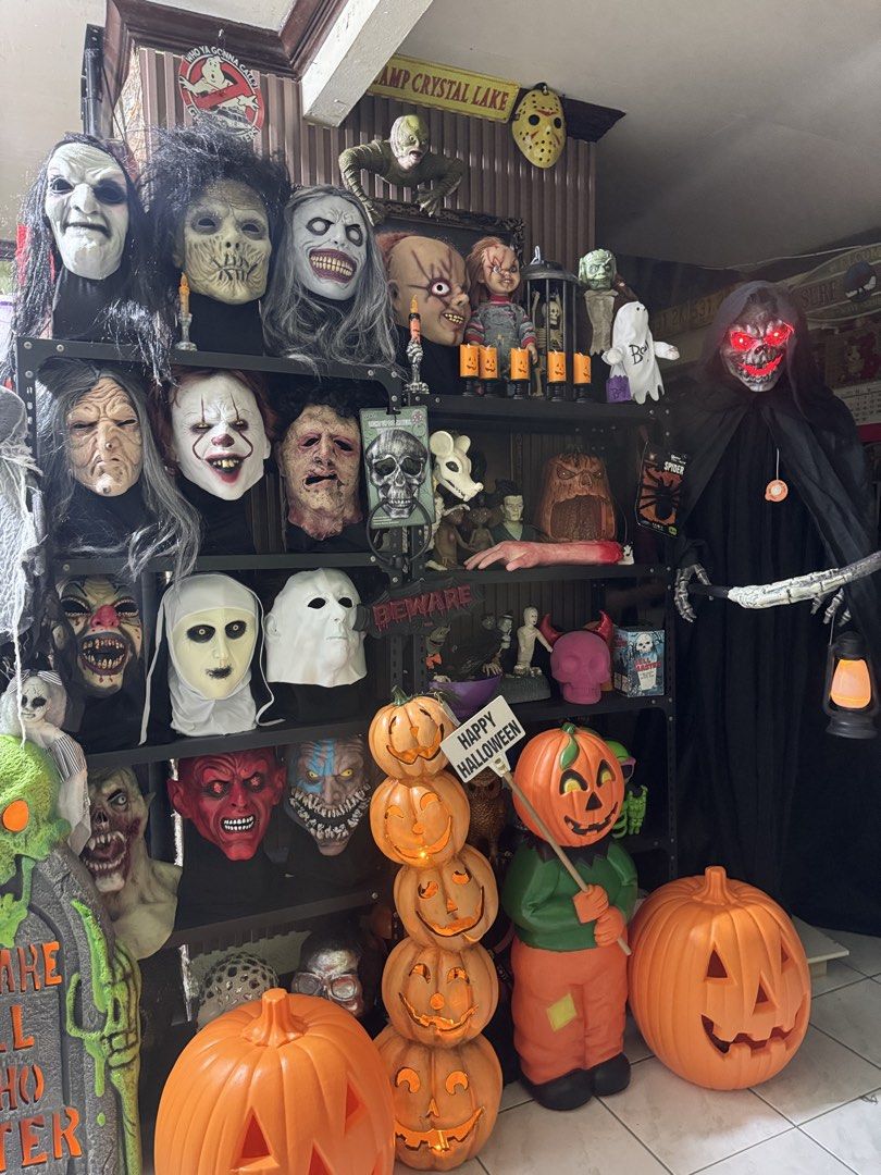 Halloween Mask, Costume, Decoration (Category: Occasions & Party Supplies) located in Pasig City. Submitted by JMToysandCollectibles (Listing ID 1465085600, Image 2). Description: ‼️NO RENTAL FOR SALE ONLY‼️ ‼️Seasonal Item/ Limited Stocks‼️ Interested Buyers PM Us: Halloweena Mask, Costume, Decoration Pick Up or Delivery via Lalamove MOP: Gcash/ BPI/ BDO.