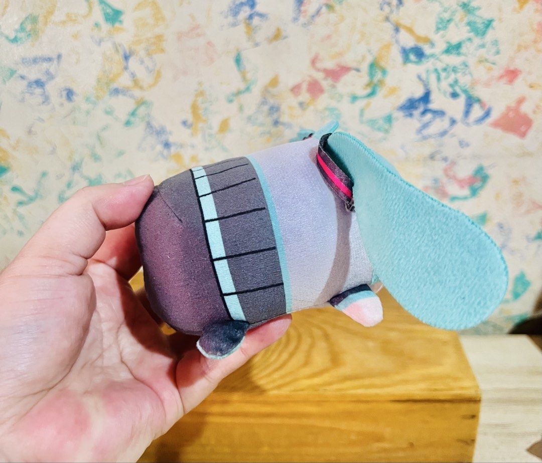 Hatsune Miku Singing Plush Toy (Category: Character Goods) located in Taguig. Submitted by lae.onlineshop (Listing ID 1465113710, Image 3). Description: Hatsune Miku Singing Plush Toy *LDCX - Hatsune Miku Cutie Plush Series *With etiketa, No original packaging, AS IS *Tested working, Battery included (3 x LR44) *THE COLOR MAY SLIGHTLY DIFFER FROM ACTUAL DUE TO LIGHTING AND/OR SCREEN RESOLUTION. Size: approx 10cm (Length) Issue: minimal cleaning n