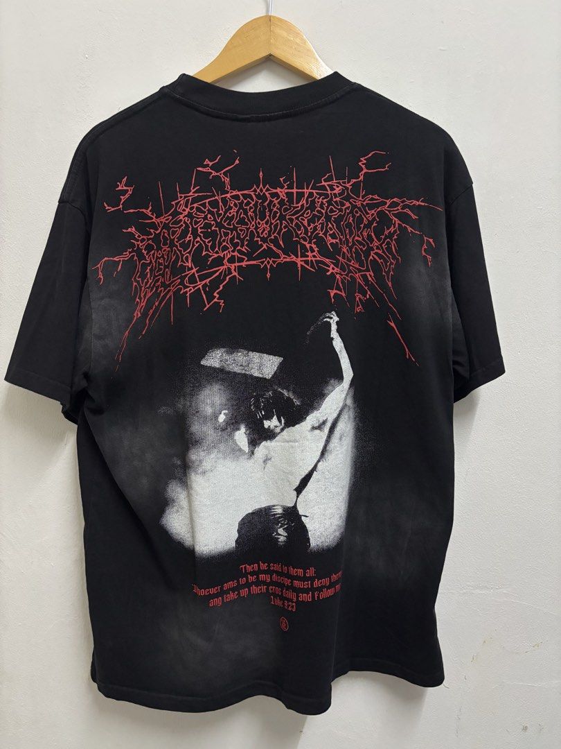 HELL STAR 2025 COLLECTION (Category: Tshirts & Polo Shirts) located in Kuala Lumpur. Submitted by yaz_preown90s (Listing ID 1465015708, Image 2). Description: HELL STAR SIZE M PIT 23/28 CONDITION NEW WITH TAG COMES WITH ZIP LOCK PRICE 150.