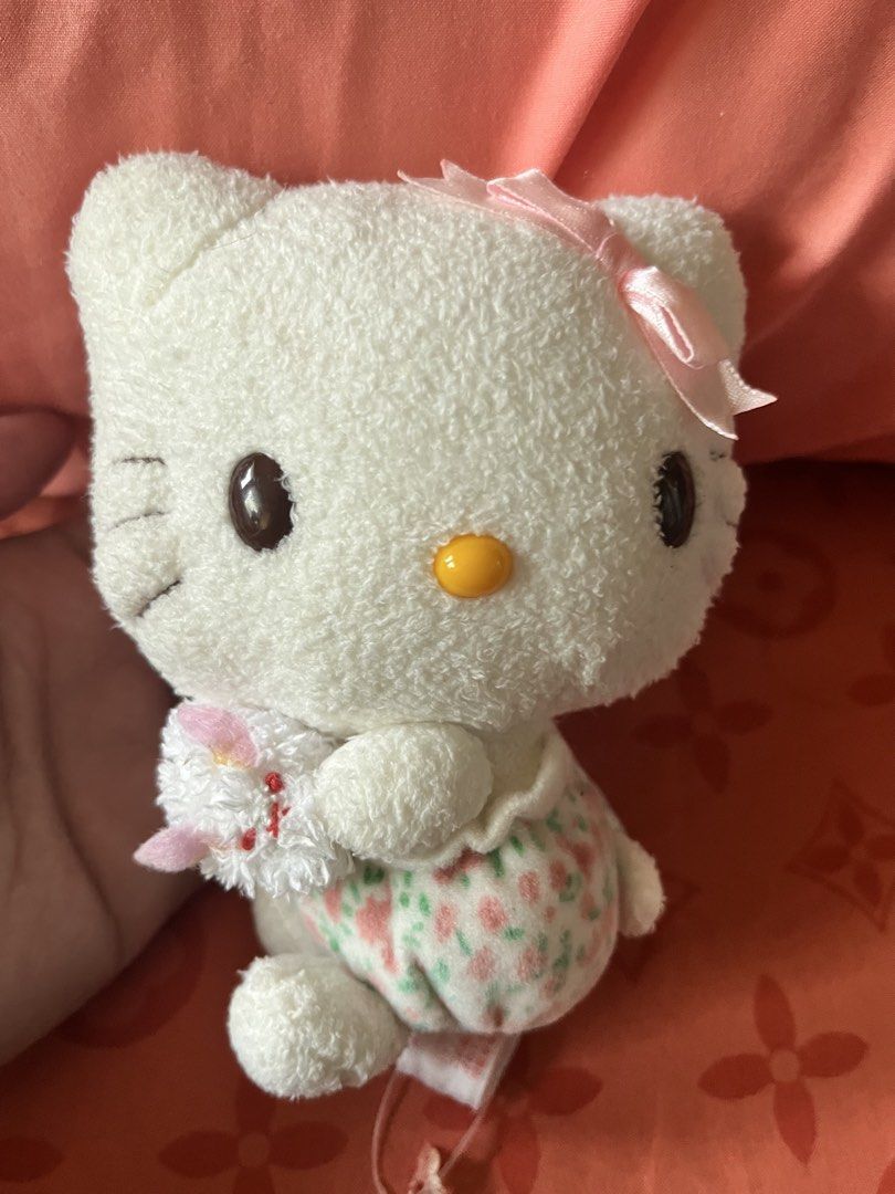 Hello kitty floral prints plush (Category: Plushies & Soft Toys) located in Paranaque City. Submitted by bonsaiart (Listing ID 1465044691, Image 1). Description: Pre owned Good condition Slightly faded etiketa 700+sf Payment via gcash or paymaya Shipping via j&t.