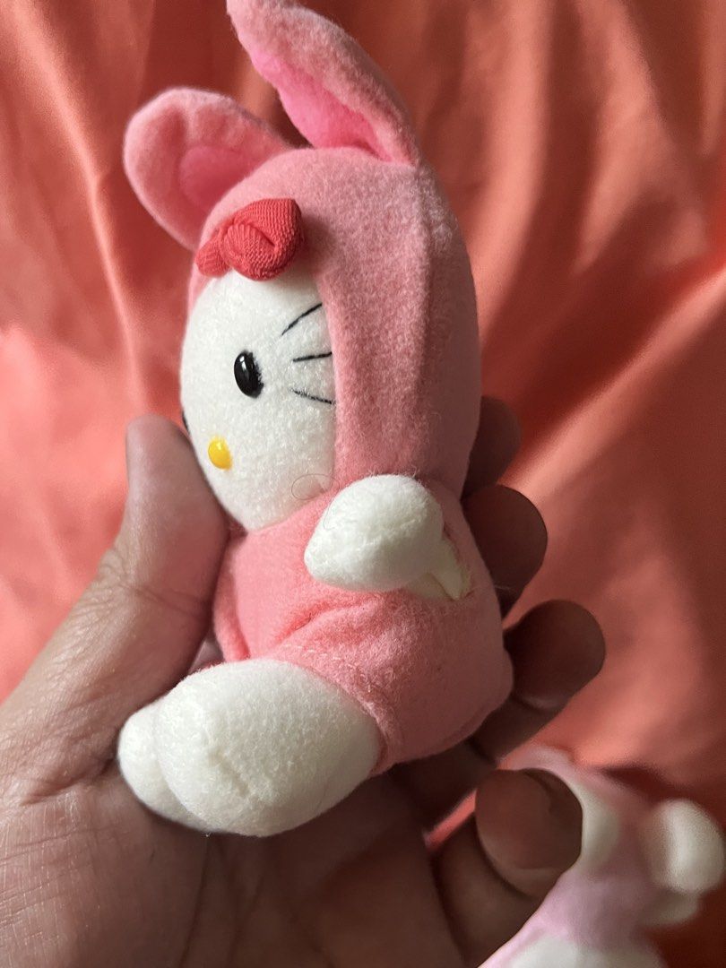 Hello kitty pink bunny bag charm (Category: Plushies & Soft Toys) located in Paranaque City. Submitted by bonsaiart (Listing ID 1465041970, Image 2). Description: Pre owned Good condition 500+sf Payment via gcash or paymaya Shipping via j&t.
