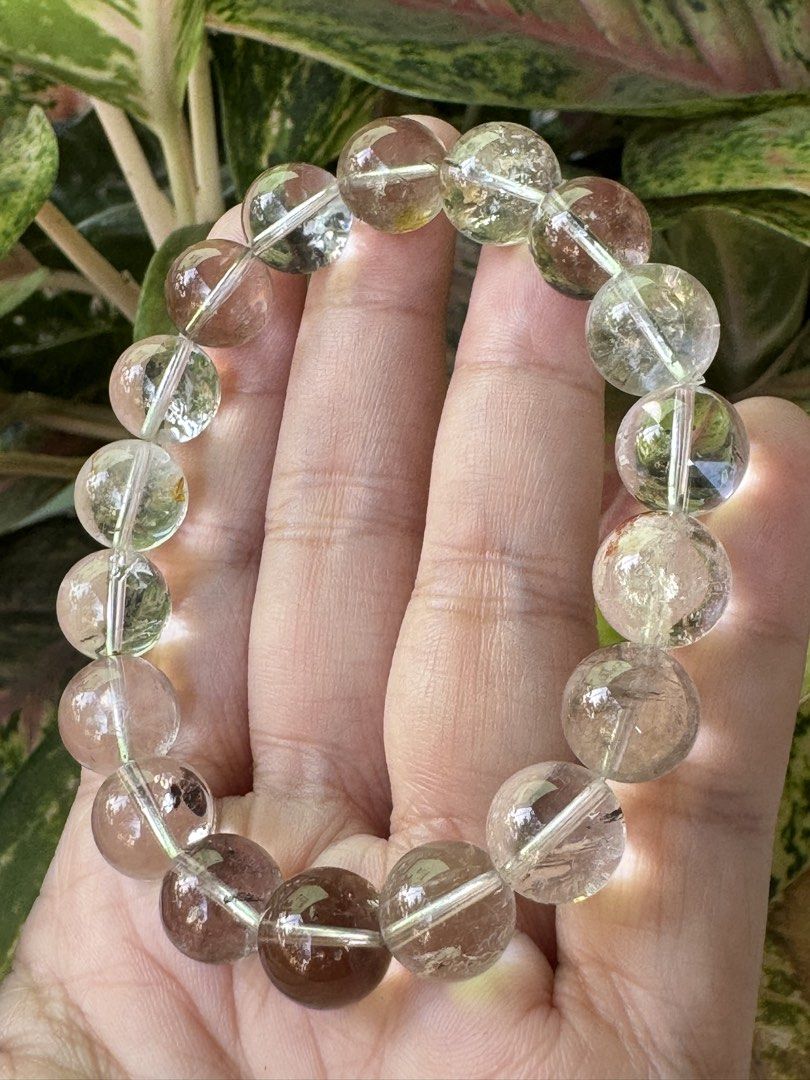 HEMATOID QUARTZ 1 BRACELET 🍉 B1_JC051 (Category: Bracelets) located in Bulacan. Submitted by selling_low_by_bella_ben (Listing ID 1465052552, Image 3). Description: HEMATOID QUARTZ 1 🍉 B1_JC051 🏷️ 360 11+ mm bead size 17 cm wrist .