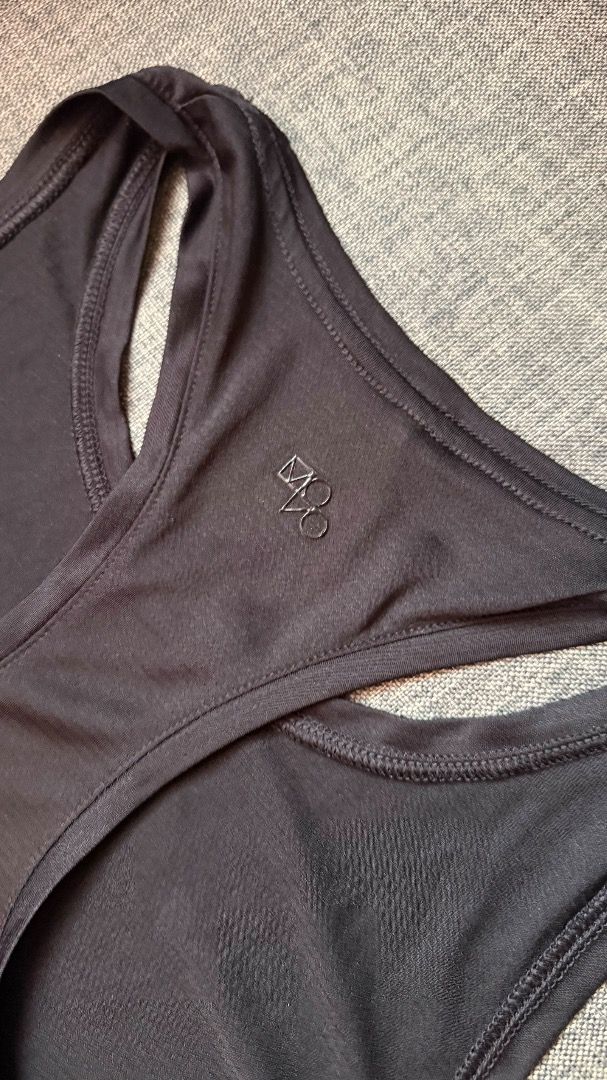 H&M Move Stringer Tank Top | Black | M - Asian Sizing | Slimfit (Category: Activewear) located in Cainta. Submitted by goodstuffxiv (Listing ID 1465016930, Image 3). Description: - H&M Move Stringer Tank Top - Color: Black - Size: M - Asian Sizing (fit similar to XS/S) - Slim fit - Bought last May 2025 at Japan H&M - RFS: No longer fits me - Used less than 3 times MOP: GCash or bank transfer Buyer will shoulder shipping - Lalamove/JNT/LBC.