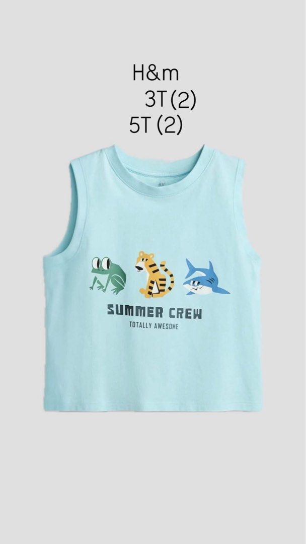 H&m sando 3T 5T (Category: Babies & Kids Fashion) located in Manila. Submitted by bilbyy (Listing ID 1465085440, Image 1). Description: Brandnew h&m 3T 5T Lalamove and j&t.
