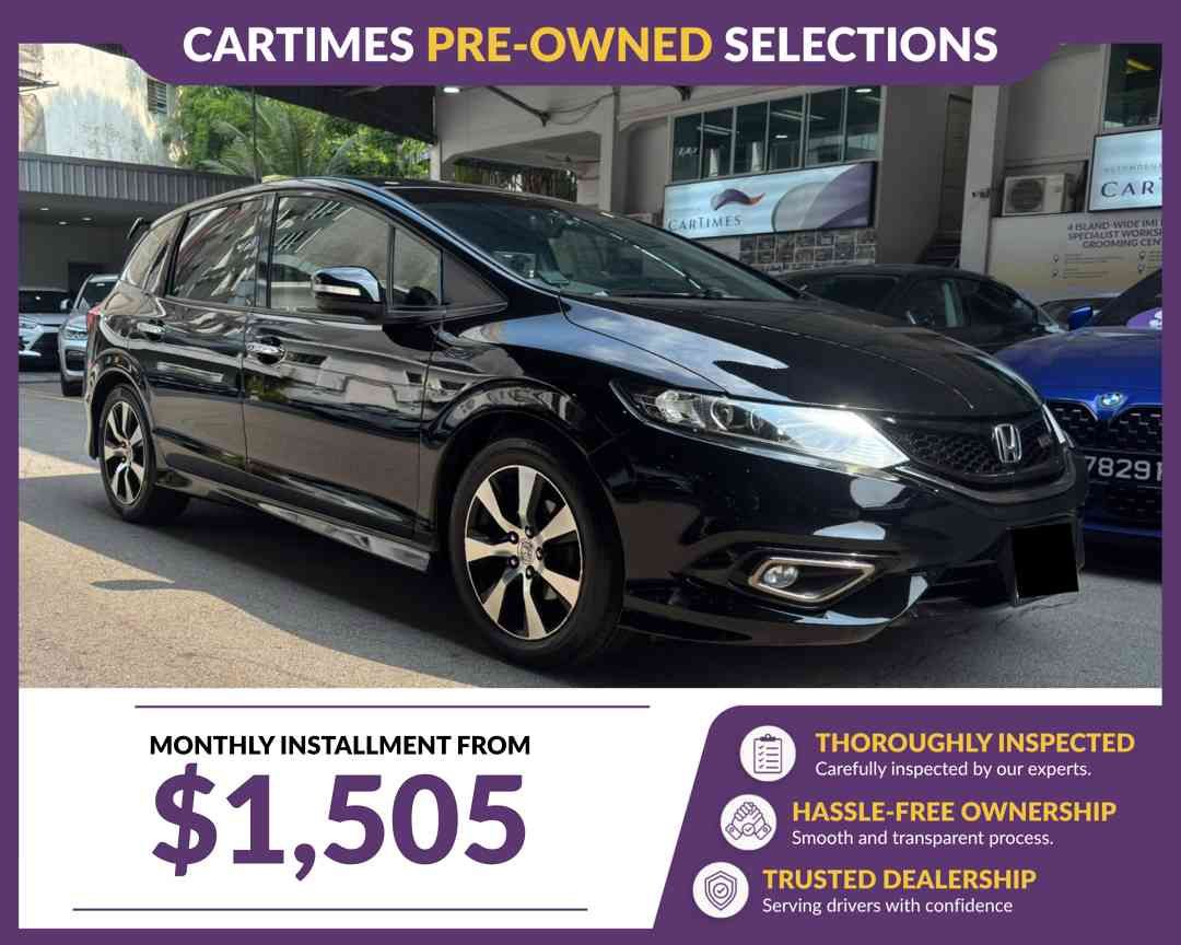 Honda Jade 1.5 RS VTEC Turbo (A) (Category: Used Cars) located in Singapore. Submitted by cartimesautomobile (Listing ID 1464996807, Image 2). Description: High PARF at $15,192. Rare 6 seater unit. Buy with confidence from our certified pre-owned collection. Gone through a 120-points health check, each unit is refurbished for the brand new car experience. Trade ins are welcomed. Extended warranty till end of COE available too! Contact our friendl
