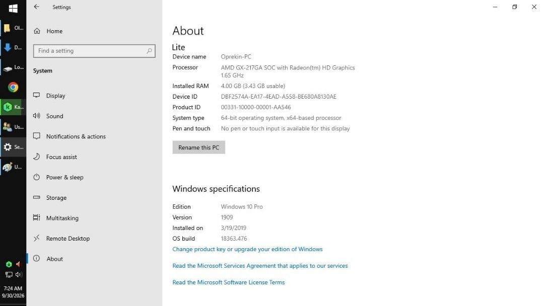 HP Mini PC (Category: Desktops) located in Manila. Submitted by jakiboy (Listing ID 1464869299, Image 3). Description: - Specs in pics. - deactivated Windows. RFS: Decluttering. Not used for a very long time..