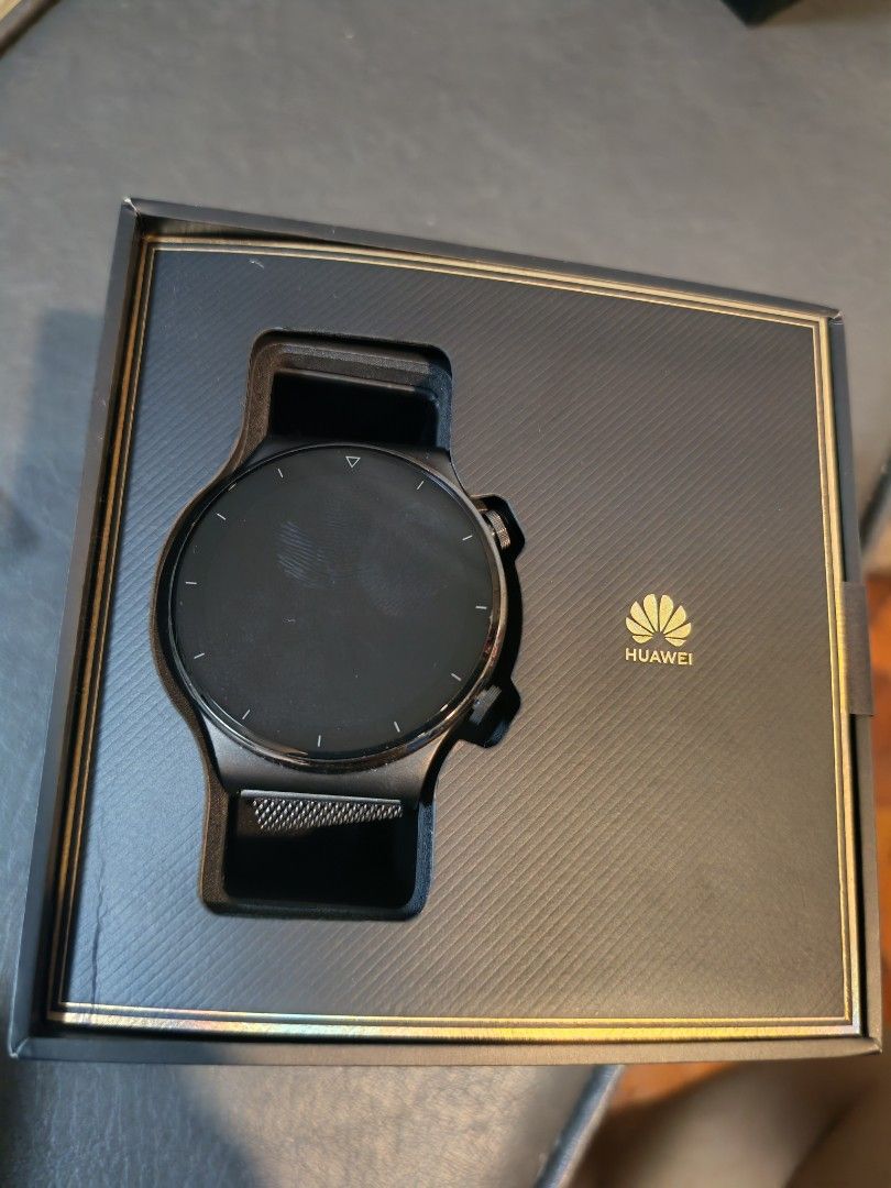 Huawei GT2 pro titanium (Category: Wearables & Smart Watches) located in Manila. Submitted by GentleGiant (Listing ID 1465052722, Image 1). Description: Gt2 pro titanium smart watch Complete box and charger cable Included original rubber strap almost brandnew Rfs upgrade Binondo pickup.