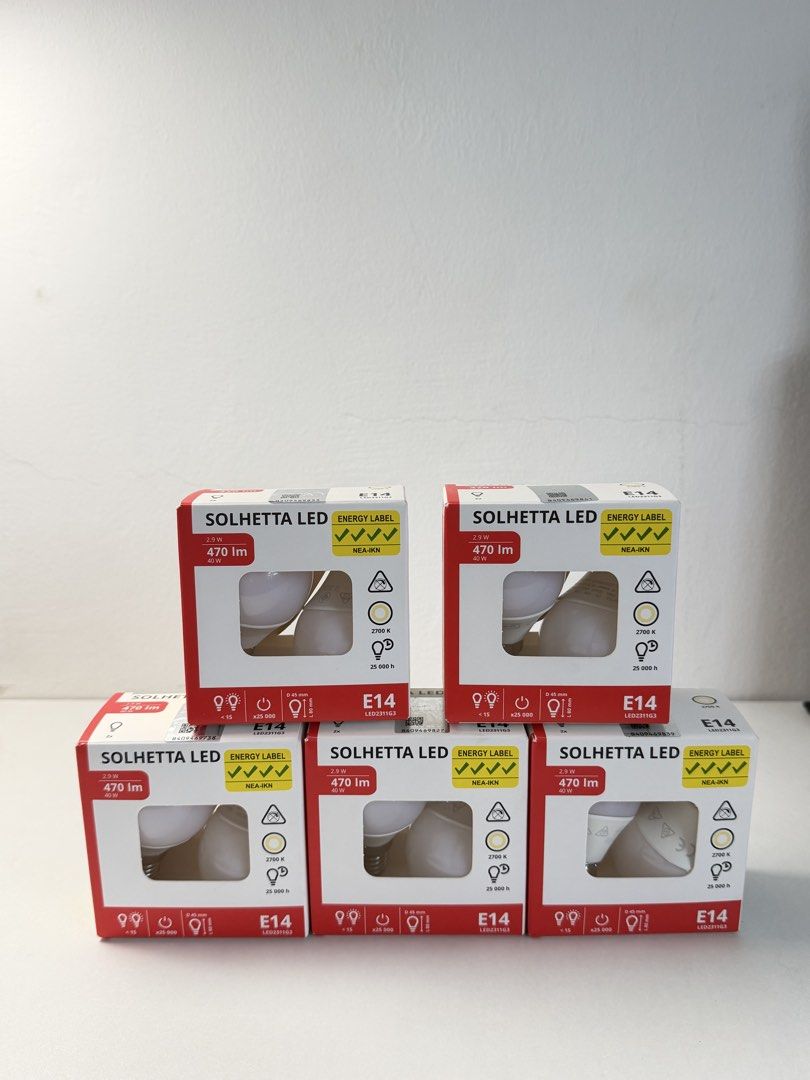 IKEA Solhetta Led E14 2700 K (Category: Lighting) located in Caloocan City. Submitted by ladyoftrop94829 (Listing ID 1464982849, Image 2). Description: 150 each only.