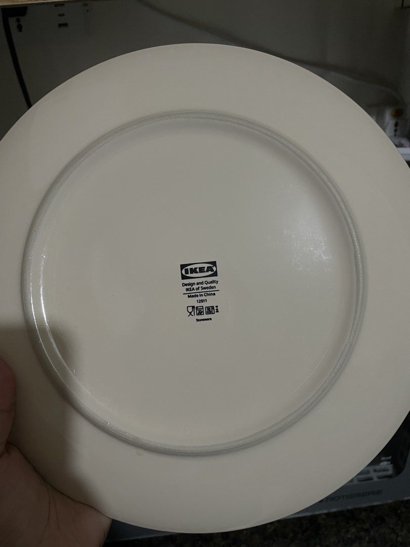 IKEA Stoneware Dinner Plates Beige Cream Set (Category: Dinnerware & Cutlery) located in Mandaluyong City. Submitted by mhaeydeclutters (Listing ID 1464989974, Image 2). Description: - Set of 4 IKEA dinner plates - Classic round shape in solid beige cream - Made from durable stoneware - Microwave and dishwasher safe - Minimalist design suits any table setup - Stackable for easy storage.