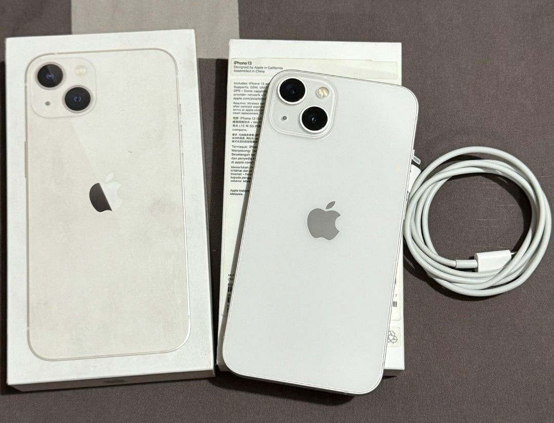 iPhone 13 128gb Starlight Complete (Category: iPhone 13 Series) located in Quezon City. Submitted by karla30 (Listing ID 1464969915, Image 1). Description: ✨ iPhone 13 128gb Starlight ✨ - Openline | NTC - COMPLETE (original box same imei & orig cord) - 87% battery health (still the orig battery) - 98% smoothness - No issue | no repair ✨₱17,000 last price✨ Location 📍 Diliman Quezon City Meet up / Deliver / LBC SA SAFE PLACE LANG PO TAYO 🙂 📲 091