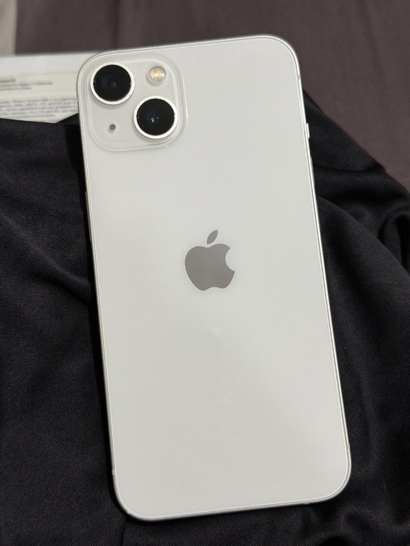 iPhone 13 128gb Starlight Complete (Category: iPhone 13 Series) located in Quezon City. Submitted by karla30 (Listing ID 1464969915, Image 3). Description: ✨ iPhone 13 128gb Starlight ✨ - Openline | NTC - COMPLETE (original box same imei & orig cord) - 87% battery health (still the orig battery) - 98% smoothness - No issue | no repair ✨₱17,000 last price✨ Location 📍 Diliman Quezon City Meet up / Deliver / LBC SA SAFE PLACE LANG PO TAYO 🙂 📲 091
