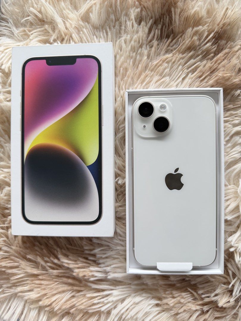 IPHONE 14 | 100BH | Under warranty (Category: iPhone 14 Series) located in Santa Rosa. Submitted by joycemilla_quin (Listing ID 1465130513, Image 1). Description: SALE OR SWAP 128GB 100BH UNDER WARRANTY TILL JUNE 2027 NO ISSUES SUPER SMOOTH CHECK TO SAWA UPON MEET UP WITH BOX SAME IMEI SANTA ROSA LAGUNA📍 OPEN FOR LBC DELIVERY✨.