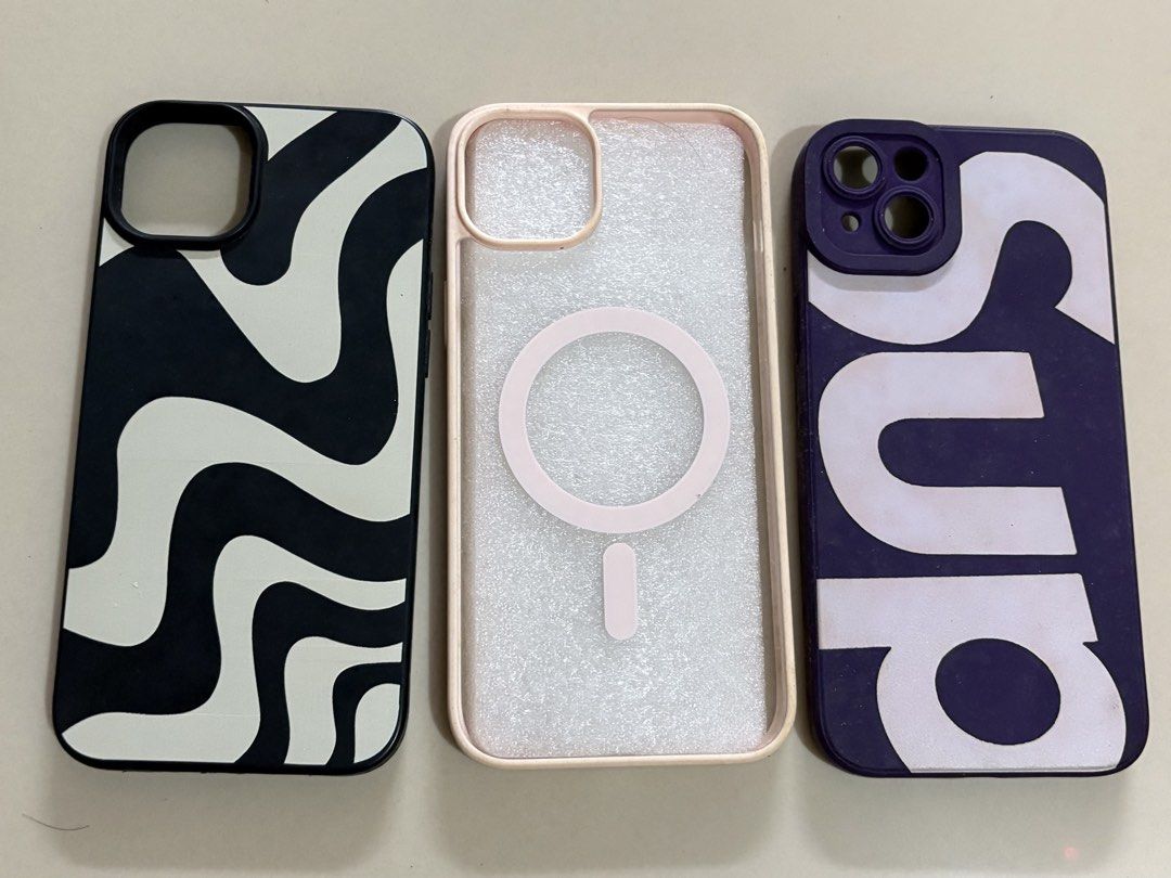 iPhone 14 Plus case (Category: Cases & Sleeves) located in Rizal. Submitted by sidehustleniategirl (Listing ID 1464994652, Image 1). Description: iPhone 14 Plus case for sale 3 pcs for 80 pesos .