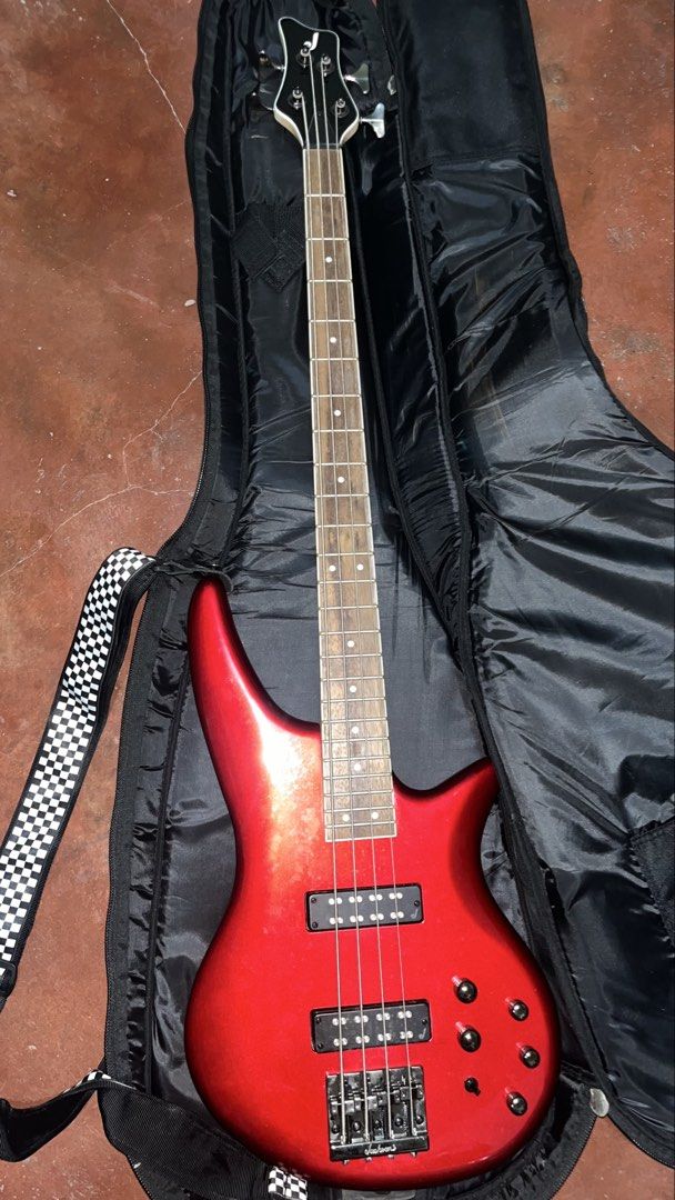 Jackson Spectra JS3 Bass Guitar – Metallic Red (Category: Musical Instruments) located in Manila. Submitted by cassidmsn (Listing ID 1465106907, Image 2). Description: 💰 Price: ₱21,000 (NEGOTIABLE) Selling my Jackson Spectra JS3 Bass Guitar in Metallic Red! Condition: Brand new; never been used Inclusions: Cooler Bag, Guitar Strap, Guitar Cable RFS: Need funds 📩 Send me a message if interested! 🤝 Serious buyers only. Negotiable. 📍 Meet-up or 