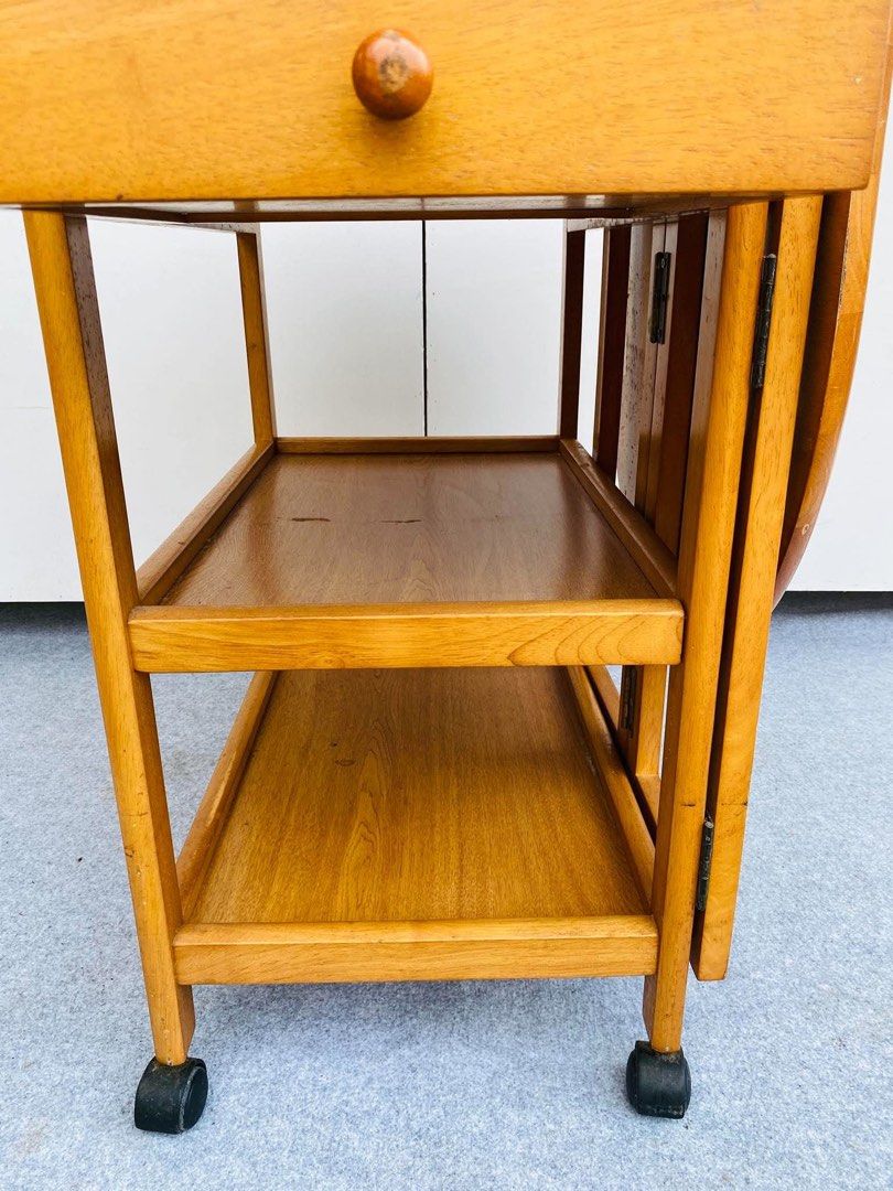 “JAPAN SURPLUS” FOLDING BAR CART / EXTENDABLE TABLE (Category: Tables & Sets) located in Bulacan. Submitted by monmon555 (Listing ID 1465091934, Image 3). Description: “JAPAN SURPLUS” FOLDING BAR CART / EXTENDABLE TABLE SIZE: 34L-18L” x 24W” x 28H” inches (AS-IS ITEM) IN GOOD CONDITION.
