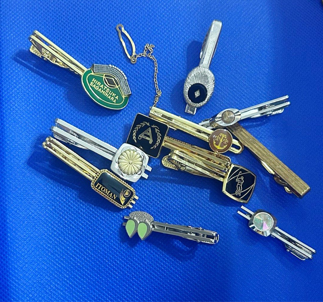 Japanese Tie Clip Bundle (Category: Everything Else Others) located in Makati City. Submitted by cestparfaitvintagejewelries (Listing ID 1465033429, Image 1). Description: .