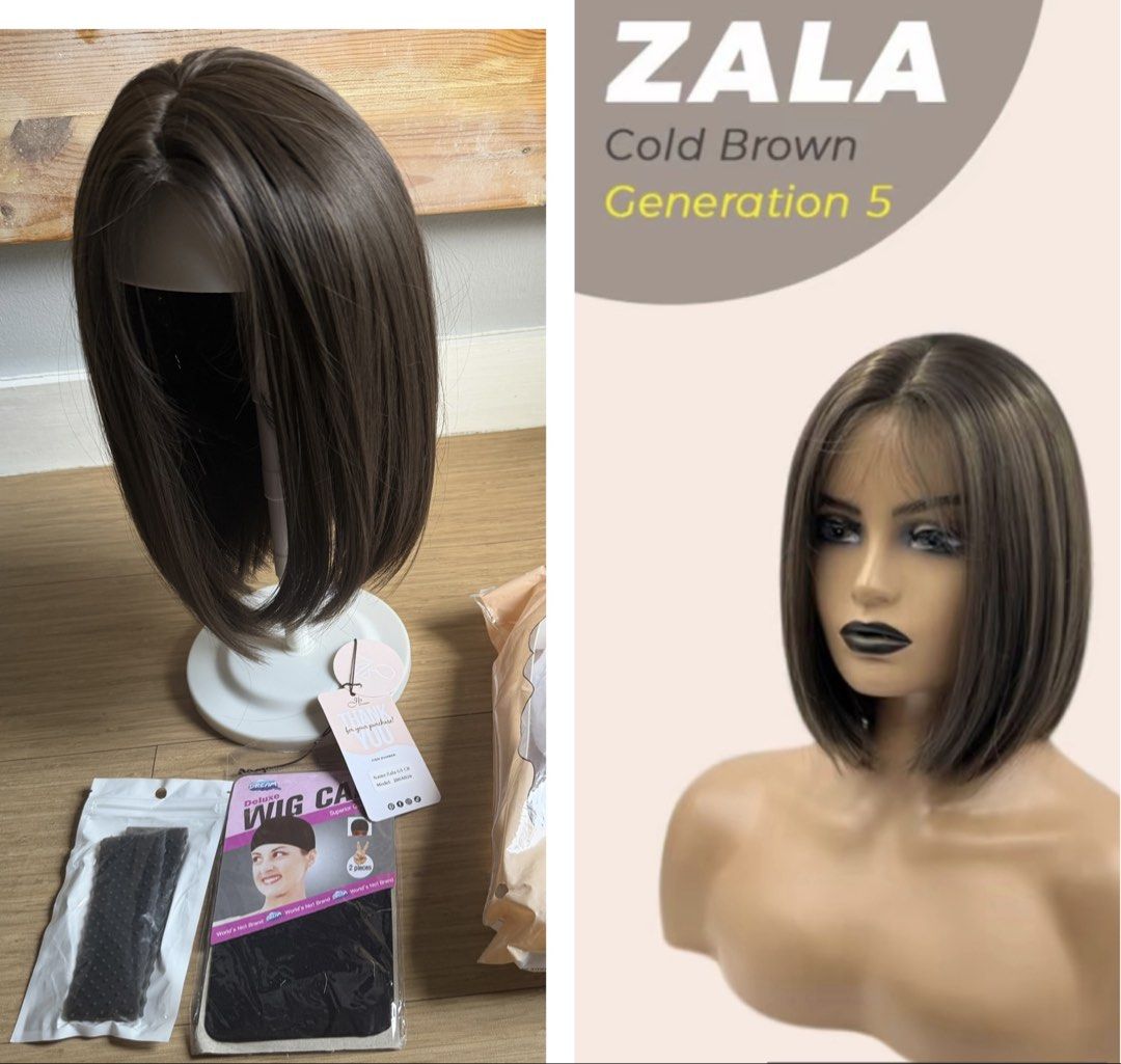 JB Select Zala Generation 5 Cold Brown (Category: Hair Accessories) located in Famy. Submitted by yoshibipolarcat (Listing ID 1465031115, Image 1). Description: Good as new Jb Extensions Wig Zala Generation 5 Cold Brown With free wig cap and wig grip WIG STAND NOT INCLUDED Please Read: Location: Visayas Avenue, QC Payment: BDO ONLY Courier: Metro Manila Buyers- once paid, will send pick up details and Metro Manila buyers are responsible booking t