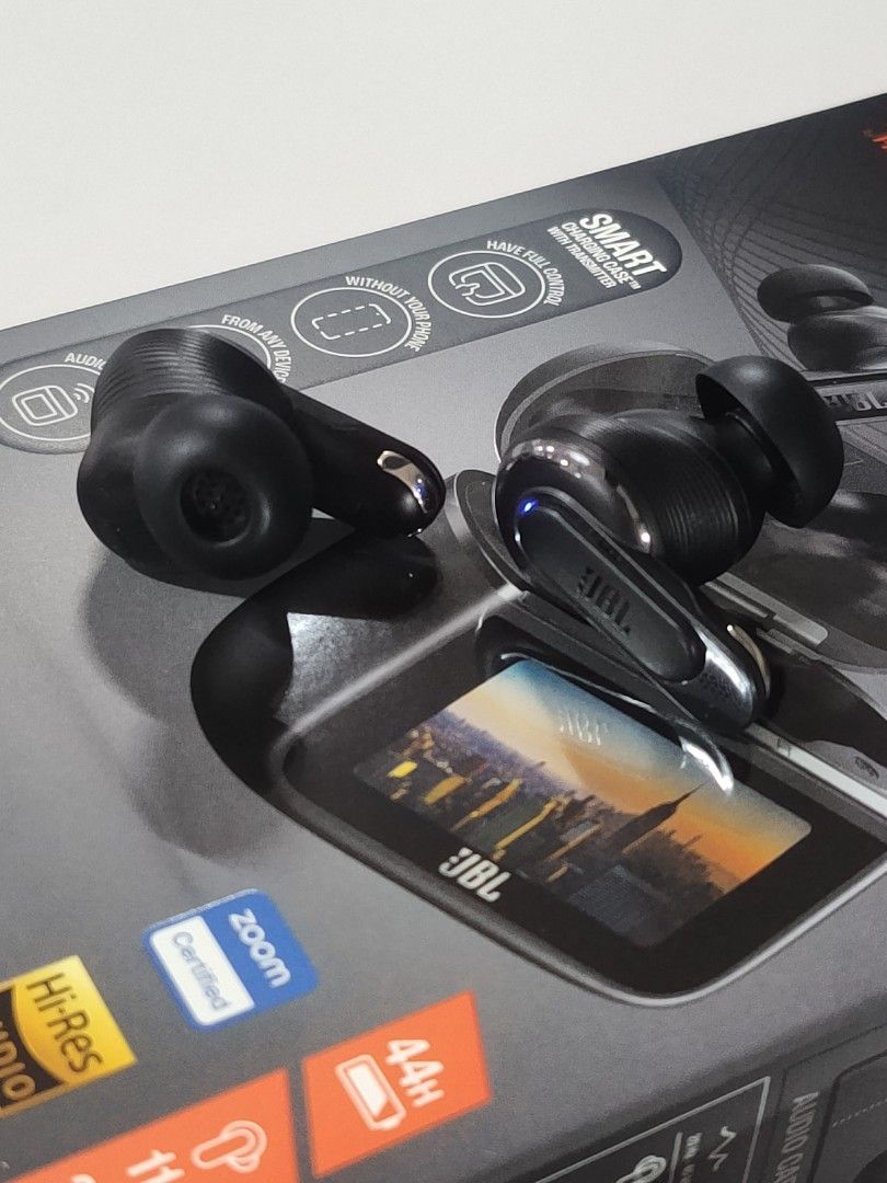 JBL Tour Pro 3 True Wireless Earbuds (Category: Earphones) located in Quezon City. Submitted by tennyaldo (Listing ID 1464969741, Image 3). Description: rfs: switching to iem june 17 2026 bought online tech grocer around 3 months warranty left (price negotiable) - Brand: JBL - Model: Tour Pro 3 True Wireless Earbuds - Color: Black - Condition: Excellent / Complete with box - Inclusions: Original box, charging cables, extra ear tips, and manual (w