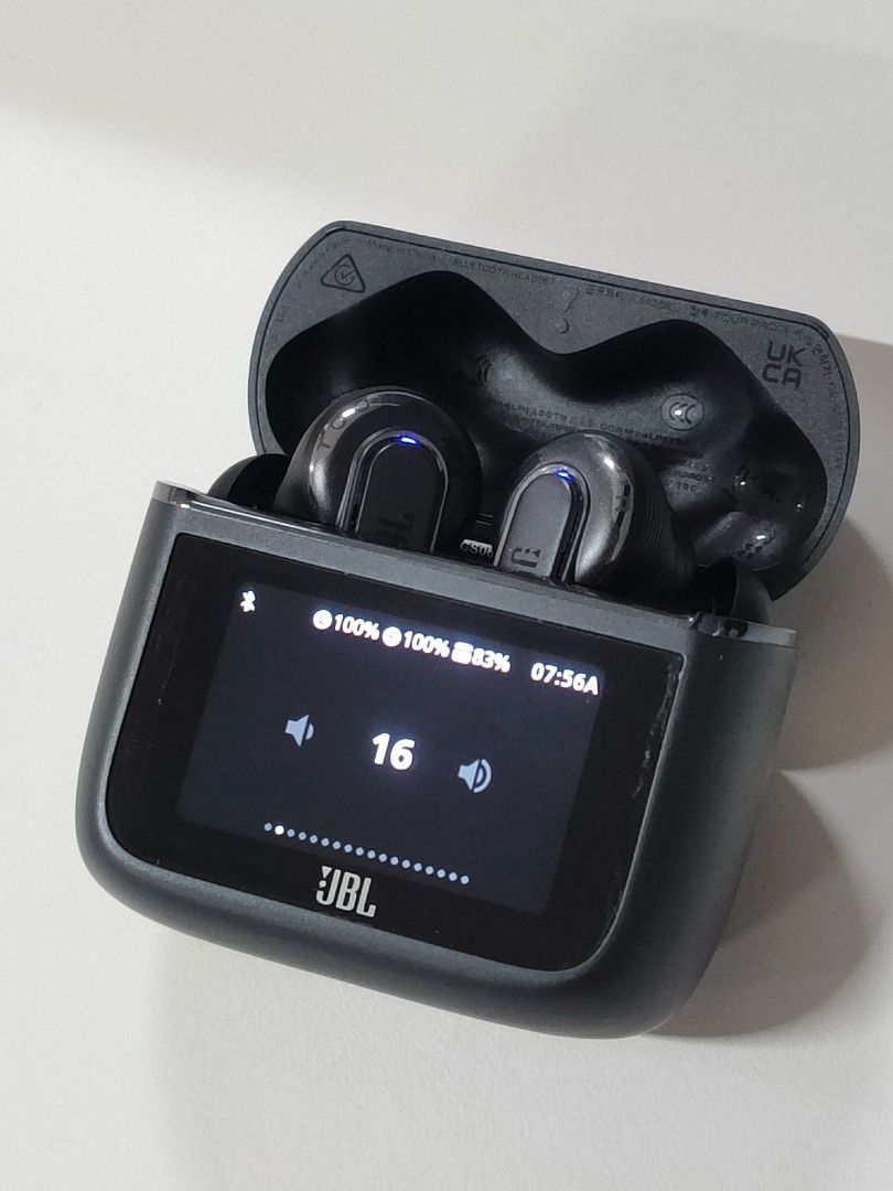 JBL Tour Pro 3 True Wireless Earbuds (Category: Earphones) located in Quezon City. Submitted by tennyaldo (Listing ID 1464969741, Image 2). Description: rfs: switching to iem june 17 2026 bought online tech grocer around 3 months warranty left (price negotiable) - Brand: JBL - Model: Tour Pro 3 True Wireless Earbuds - Color: Black - Condition: Excellent / Complete with box - Inclusions: Original box, charging cables, extra ear tips, and manual (w