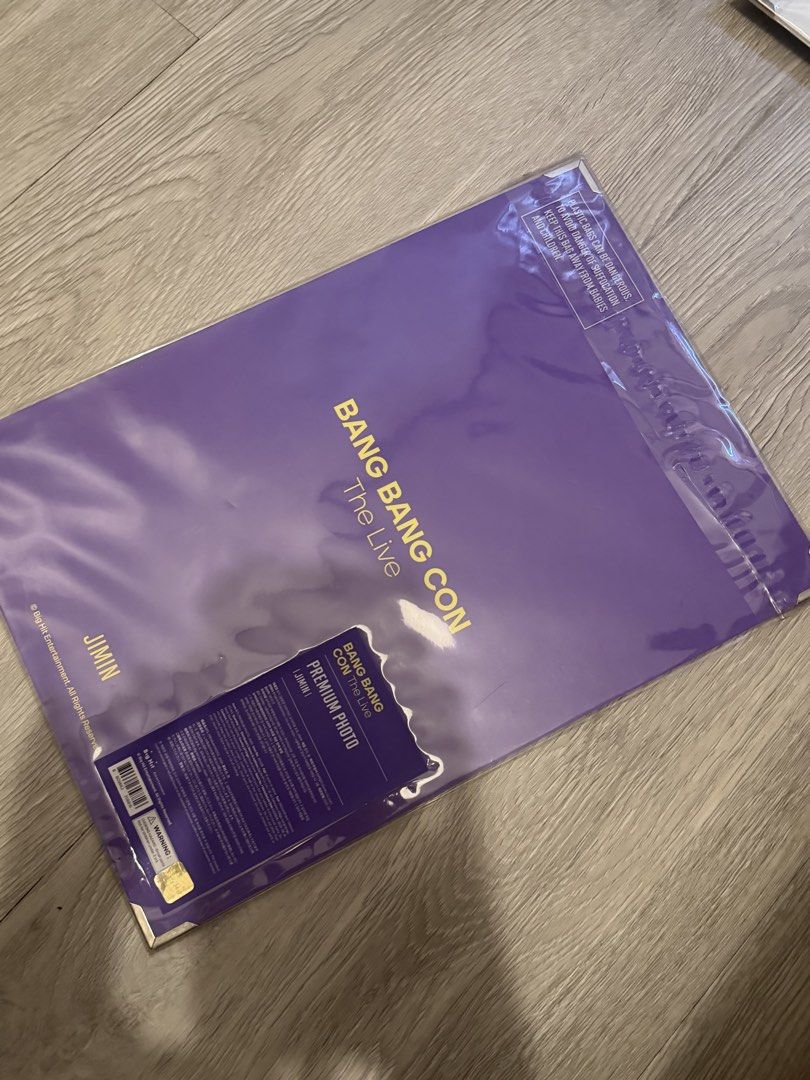 bts jimin premium photo (Category: K-Wave Merchandise) located in Manila. Submitted by eyeftee (Listing ID 1465050137, Image 2). Description: jimin bang bang con prepho - onhand - brand new, sealed - never opened, no flaws / dents - dm for vid condi .