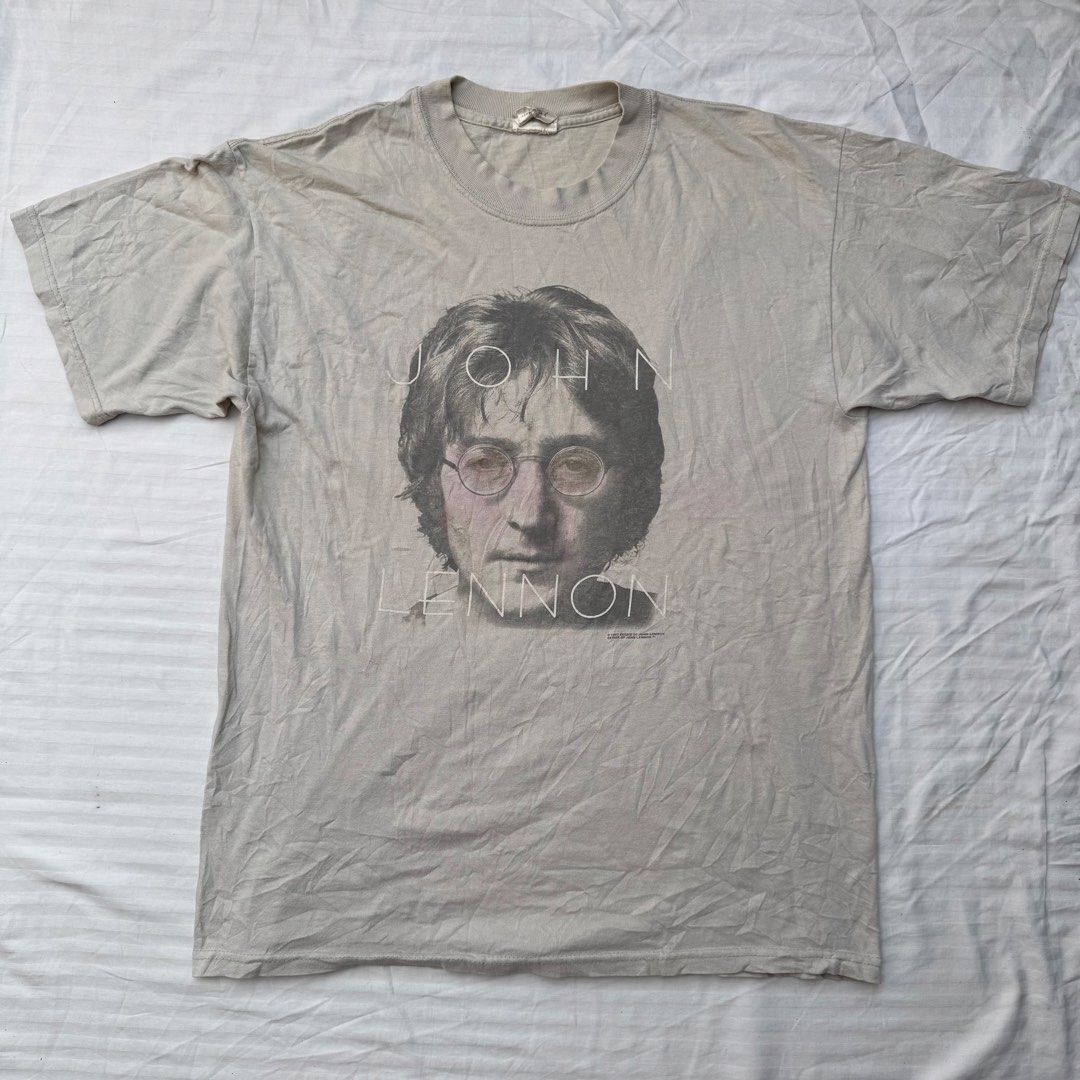 JOHN LENNON (Category: Tshirts & Polo Shirts ) located in Pasig City. Submitted by jaaard (Listing ID 1464987593, Image 1). Description: Size large 22.5x29 Vgood condition need wash.