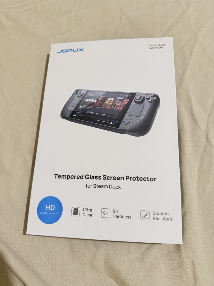 JSAUX 2-Pack HD Tempered Glass Screen Protector for Steam Deck (Category: Cases & Covers) located in Cainta. Submitted by hans01743 (Listing ID 1465167668, Image 1). Description: JSAUX 2-Pack HD Tempered Glass Screen Protector for Steam Deck Selling my JSAUX 2-Pack HD Screen Protector for Steam Deck. Comes with a guiding frame and installation toolkit for easier, bubble-free installation. Details: • Brand: JSAUX • Compatible Device: Steam Deck • 