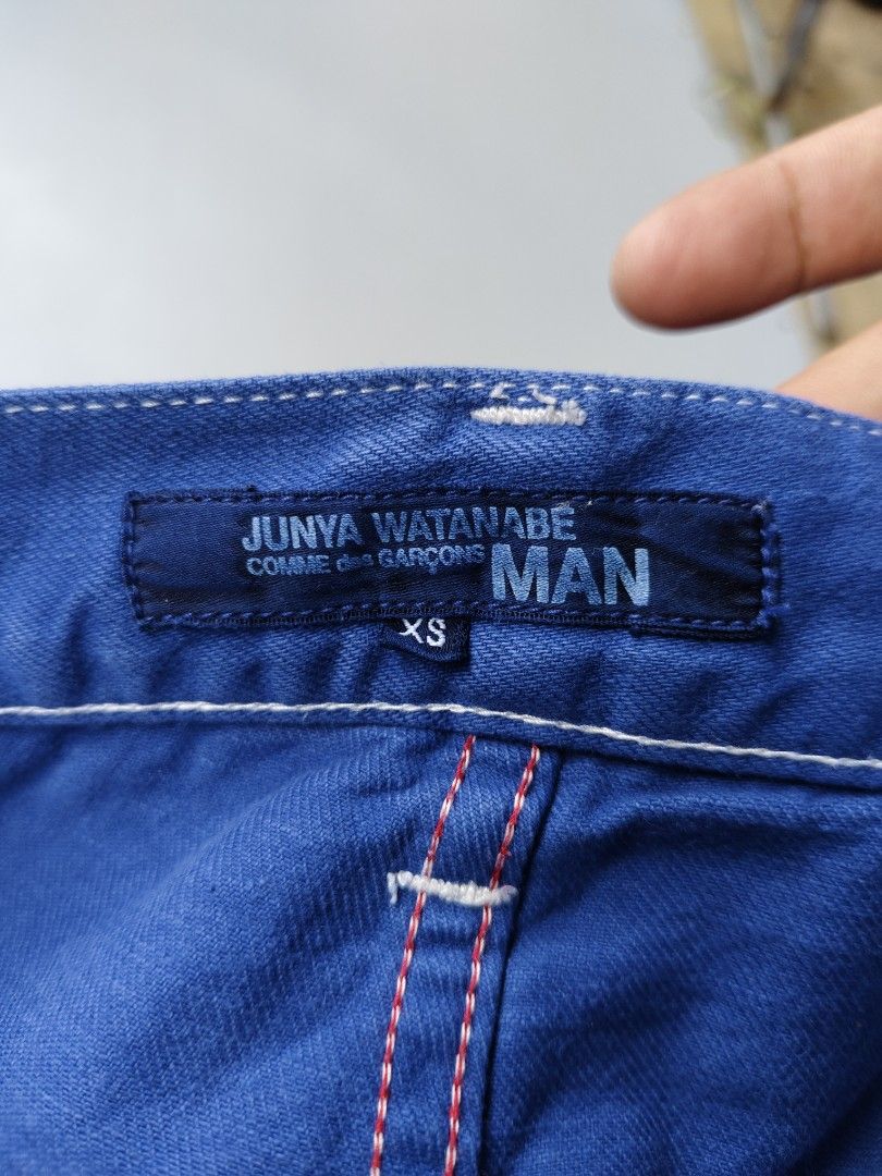 Junya Watanabe x Comme des garcons (Japan made) (Category: Jeans) located in Baguio. Submitted by archival_thrifted.ph. (Listing ID 1465018352, Image 3). Description: FOR SALE‼️ .JUNYA WATANABE X COMME DES GARCONS .MADE IN JAPAN 🇯🇵 . EXCELLENT CONDITION .SIZE XS ON TAG .PHP 4500 PLUS SF .❌❌ COP/COD .MOP GCASH .COURIER J&T .BAGUIO AREA .DM FOR SURE BUYER TY.
